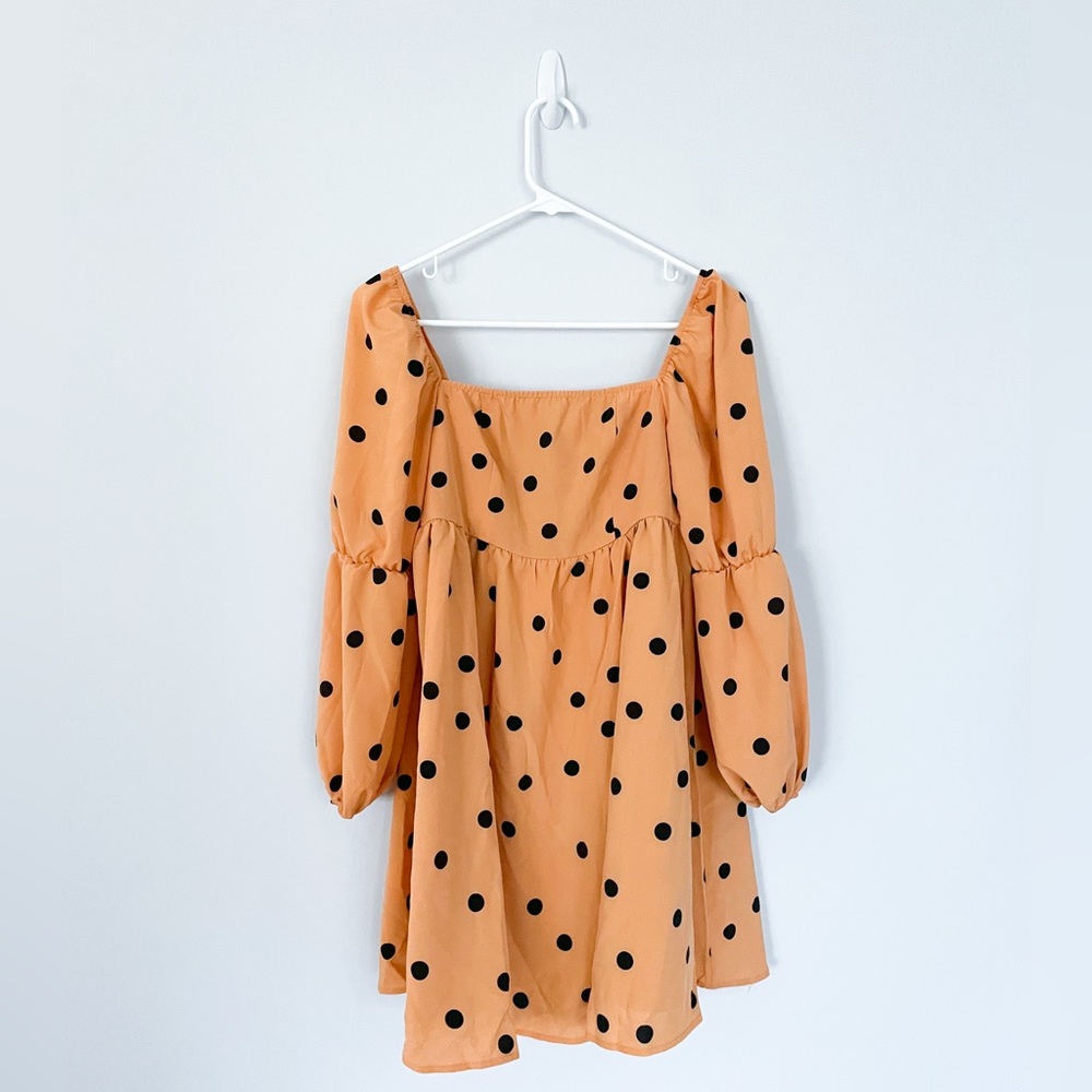 NWT Exlura Yellow Dot Dress